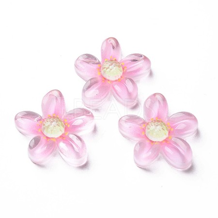 Transparent Epoxy Resin Cabochons CRES-S365-25-1