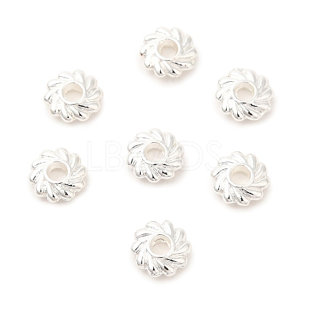 Eco-Friendly Alloy Spacer Beads PALLOY-WH0109-02S-NR-1