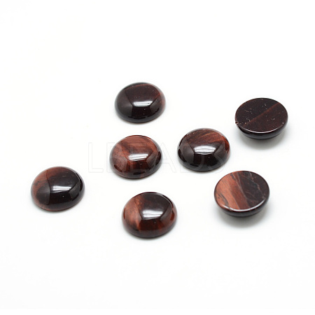 Dyed Natural Tiger Eye Gemstone Cabochons G-T020-16mm-19-1