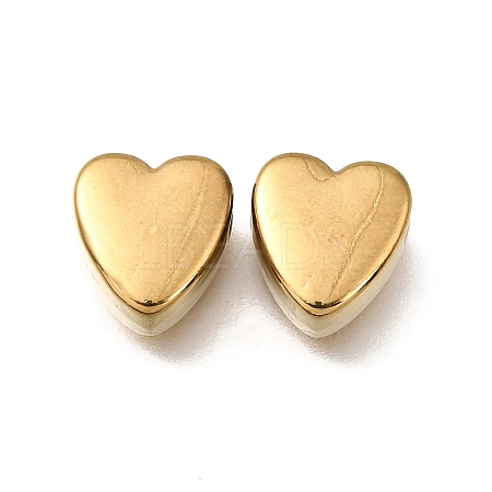 Valentine's Day 304 Stainless Steel Spacer Beads STAS-L315-075G-02-1