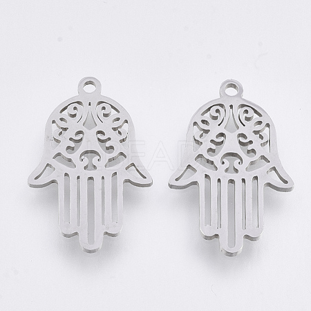 Tarnish Resistant 201 Stainless Steel Pendants STAS-T044-77P-1
