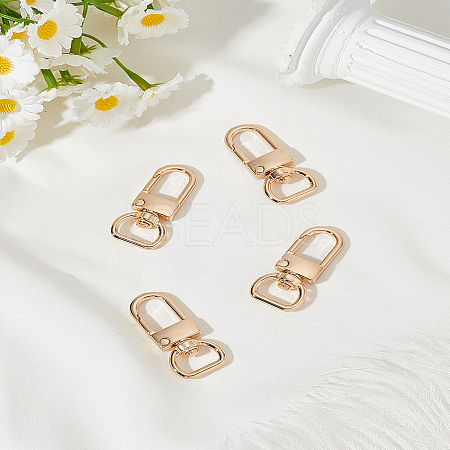 4Pcs Zinc Alloy Swivel Clasps FIND-LP0009-69-1