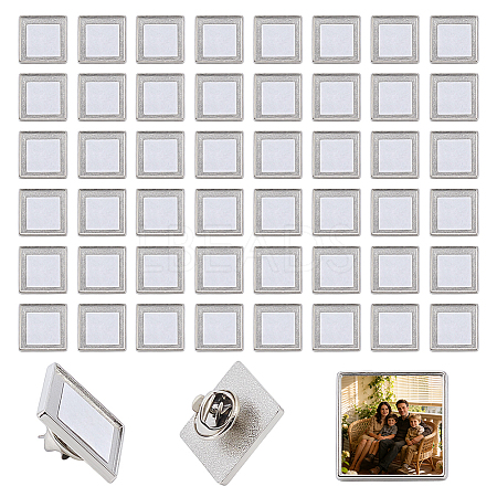 DIY Sublimation Blank Brooch Pin Making Kit DIY-WH0591-619B-1