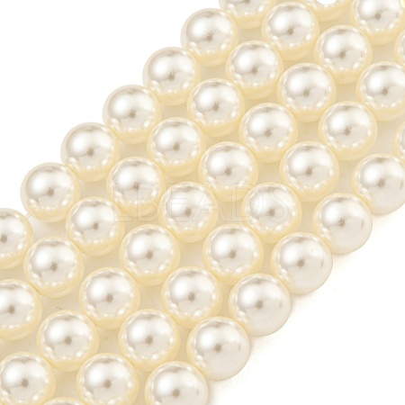 Glass Pearl Beads Strands X-HY-G002-01D-02-1