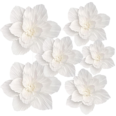 5Pcs Crepe Paper Artificial Flowers DIY-WH20007-272A-1