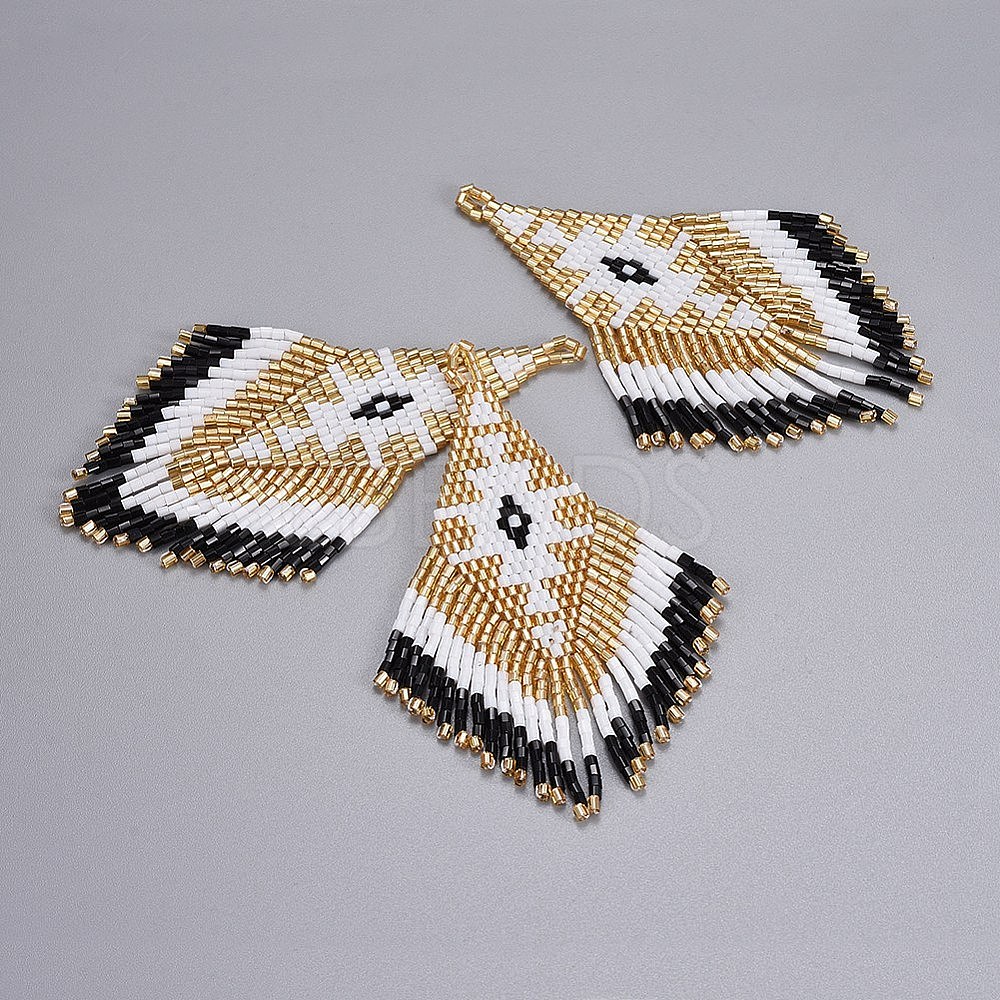 Handmade Japanese Seed Beads Tassels Pendants