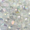 UV Plating Luminous Transparent Acrylic Beads OACR-P010-05B-3