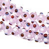 Handmade Bumpy Lampwork Beads Strands LA-CBA05D6-01-01M-3