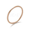 304 Stainless Steel Plain Band Rings STAS-I160-F03-KCG-4