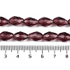 Transparent Glass Beads Strands EGLA-N013-T6mm-D03-4