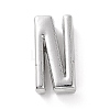 Alloy Letter Slide Charms FIND-A023-17N-1