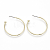 Iron Stud Earrings X-EJEW-N013-06-1