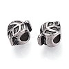 304 Stainless Steel European Style Large Hole Beads STAS-T072-111AS-2