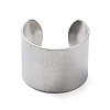 304 Stainless Steel Cuff Rings STAS-M333-04C-P-2