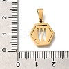 304 Stainless Steel Charms STAS-H227-01G-W-3