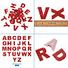 Alphabet Rhinestone Patches FW-TAC0001-01A-25