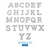 Alphabet Resin Rhinestone Patches DIY-TAC0005-45D-8