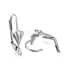 Tarnish Resistant 304 Stainless Steel Leverback Earring Findings X-STAS-K198-02P-2
