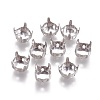 Non-Tarnish 316 Surgical Stainless Steel Sew on Prong Settings X-STAS-E470-01A-P-2