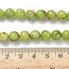 Dyed Natural Dolomite Beads Strands G-D337-8mm-D04-5
