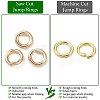 925 Sterling Silver Saw Cut Open Jump Rings STER-F036-02G-1x6mm-2