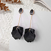 Spray Painted Alloy Enamel Dangle Stud Earrings FS-WG98629-10-1