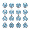 Platinum Plated Alloy Enamel Charms ENAM-S118-04F-P-2