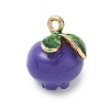 Fruit Theme Alloy Enamel Pendants PALLOY-P314-01A-G-1