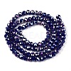Electroplate Glass Beads Strands X-EGLA-A044-P3mm-B07-3