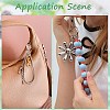 Zinc Alloy Spring Gate Rings FIND-SP0001-08B-4