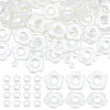 100Pcs 2 Style ABS Plastic Imitation Pearl Beads OACR-AR0001-11-1