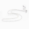 Brass Chain Necklaces X-NJEW-P222-05P-1