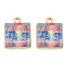 Printed Alloy Pendants AL-CBA49CA-01A-1