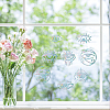 Waterproof PVC Colored Laser Stained Window Film Adhesive Stickers DIY-WH0256-025-7
