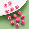 Opaque Acrylic Beads TACR-S154-10F-02-3