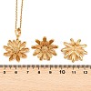304 Stainless Steel Pendant Necklaces & Stud Earrings Set for Women SJEW-G086-01G-5