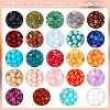   24 Colors Round Imitation Gemstone Acrylic Beads OACR-PH0004-09C-4