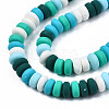 Handmade Polymer Clay Beads Strands CLAY-N008-008U-3