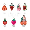 140Pcs 7 Styles Handmade Polymer Clay Pendants CLAY-LS0001-11-7