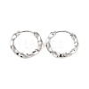 Non-Tarnish 304 Stainless Steel Hoop Earrings EJEW-M218-05P-1