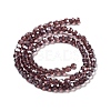 Electroplate Transparent Glass Beads Strands EGLA-A035-T4mm-A13-2