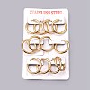 Ion Plating(IP) 304 Stainless Steel Huggie Hoop Earrings LS-EJEW-O087-07B-3