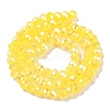 Baking Electroplate Glass Beads Strands DGLA-A039-J10mm-B23-2