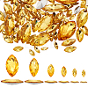 94Pcs 6 Style Glass Rhinestone Cabochons GLAA-FG0001-14C-1