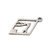 Non-Tarnish 304 Stainless Steel Pendants STAS-S123-01P-02-2