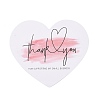 Coated Paper Thank You Greeting Card DIY-F120-03B-2