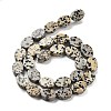 Natural Dalmatian Jasper Beads Strands G-P559-B08-01-4