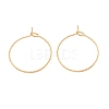 Ion Plating(IP) 316 Surgical Stainless Steel Hoop Earrings Findings STAS-D183-02G-01-1