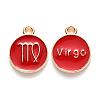 Alloy Enamel Pendants ENAM-S124-01B-07B-1