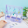 Opaque Acrylic Earring Display Stands EDIS-WH0029-16D-3